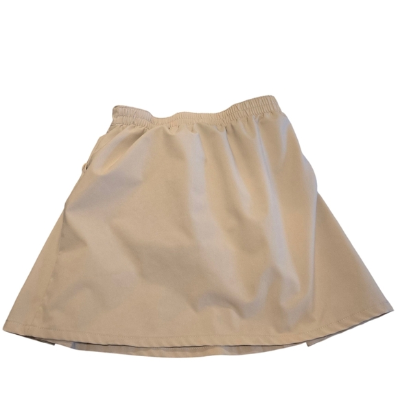 Nautica Girls 12R School Uniform Pull-on Scooter Skirt Undershorts Poplin Style - Picture 2 of 11